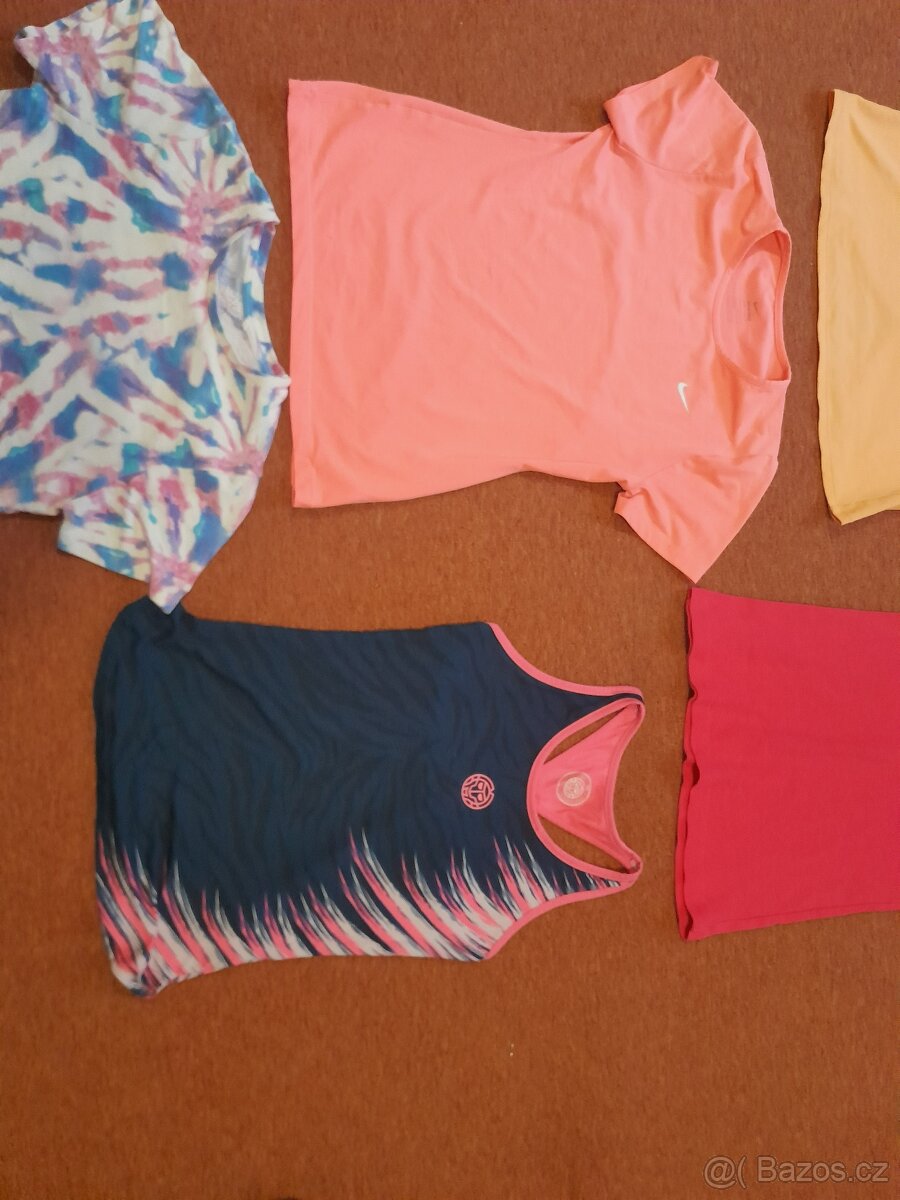 Trička krátký rukáv NEXT, BIDI BADU, NIKE, vel. 146-152 - 4