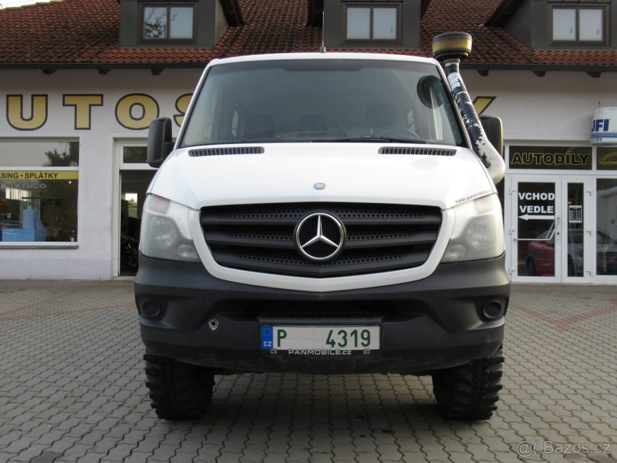 MB IGLHAUT 313 CDI, 3 x 100% uzávěrka, KLIMA, redukce,LIFePO - 4