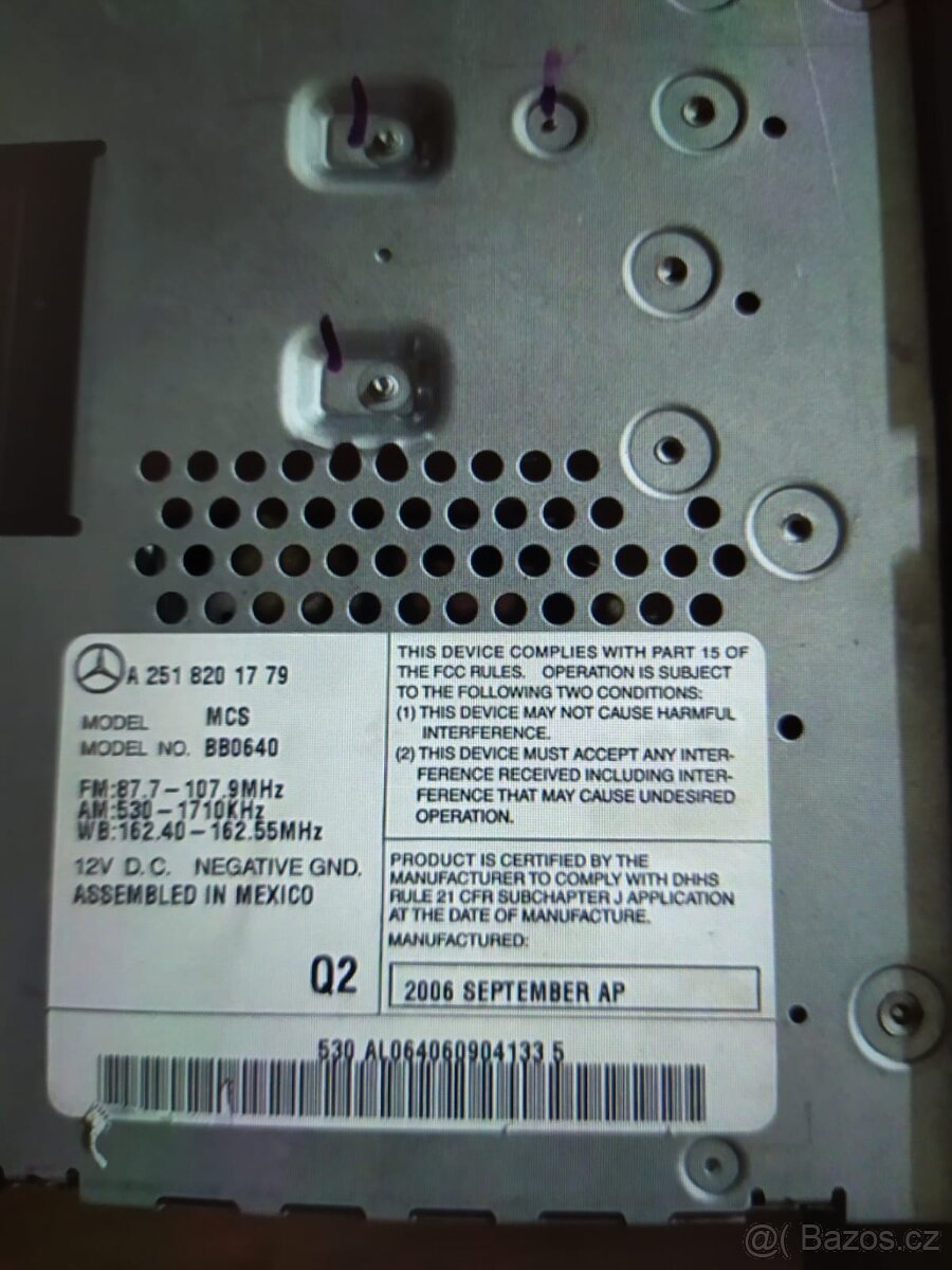 Autorádio Comand - 4