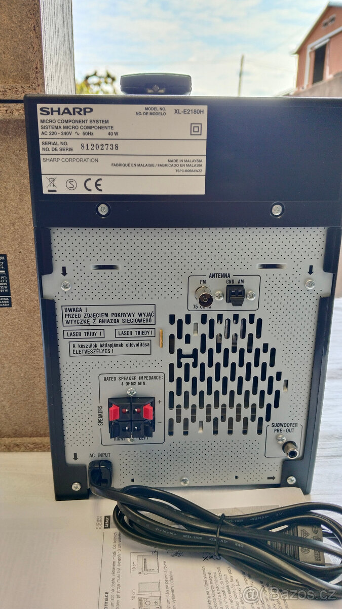 HiFi systém Sharp XL-E2180H - 4