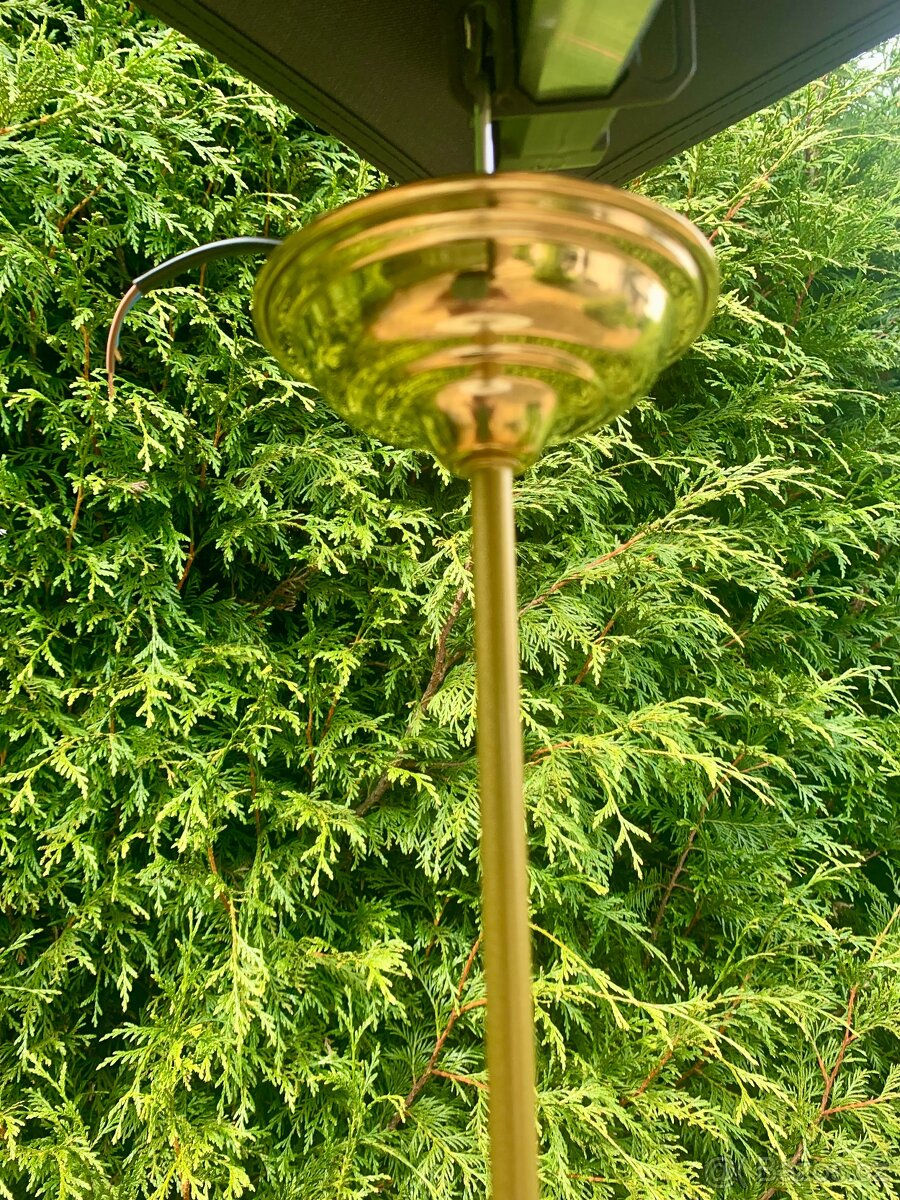 ArtDeco mosazný lustr - 4