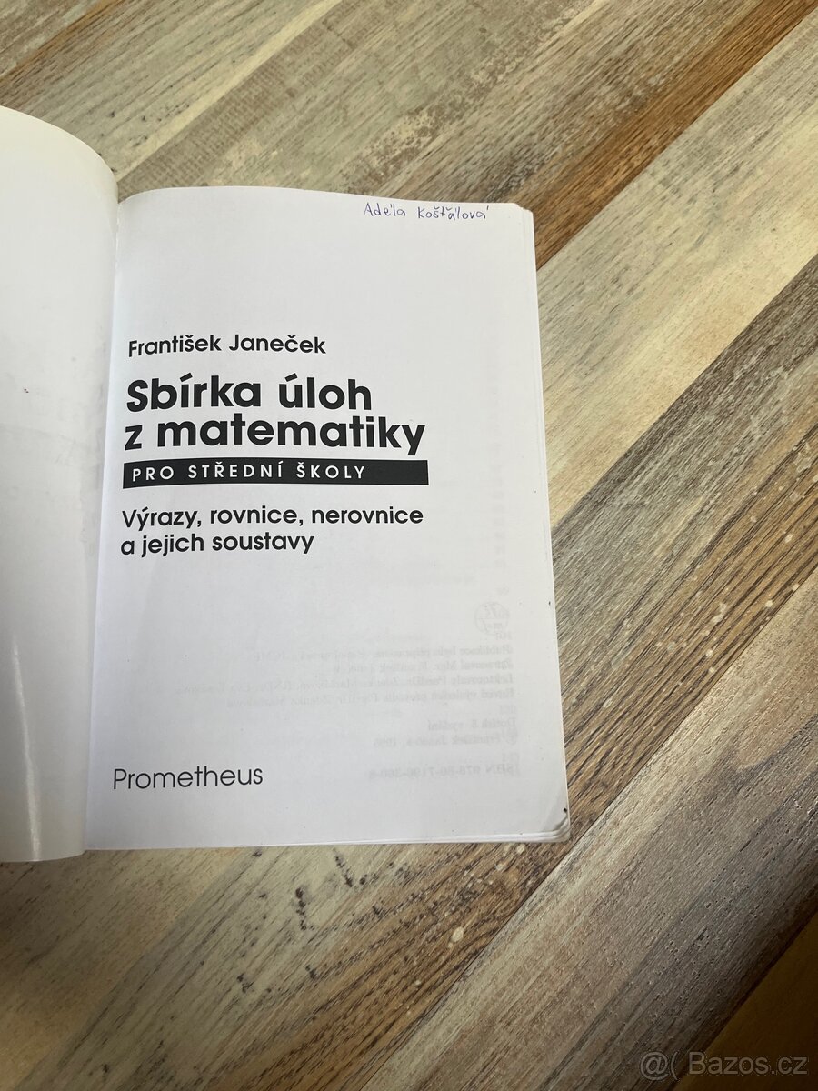 Sbírka matematických úloh pro střední školy - 4