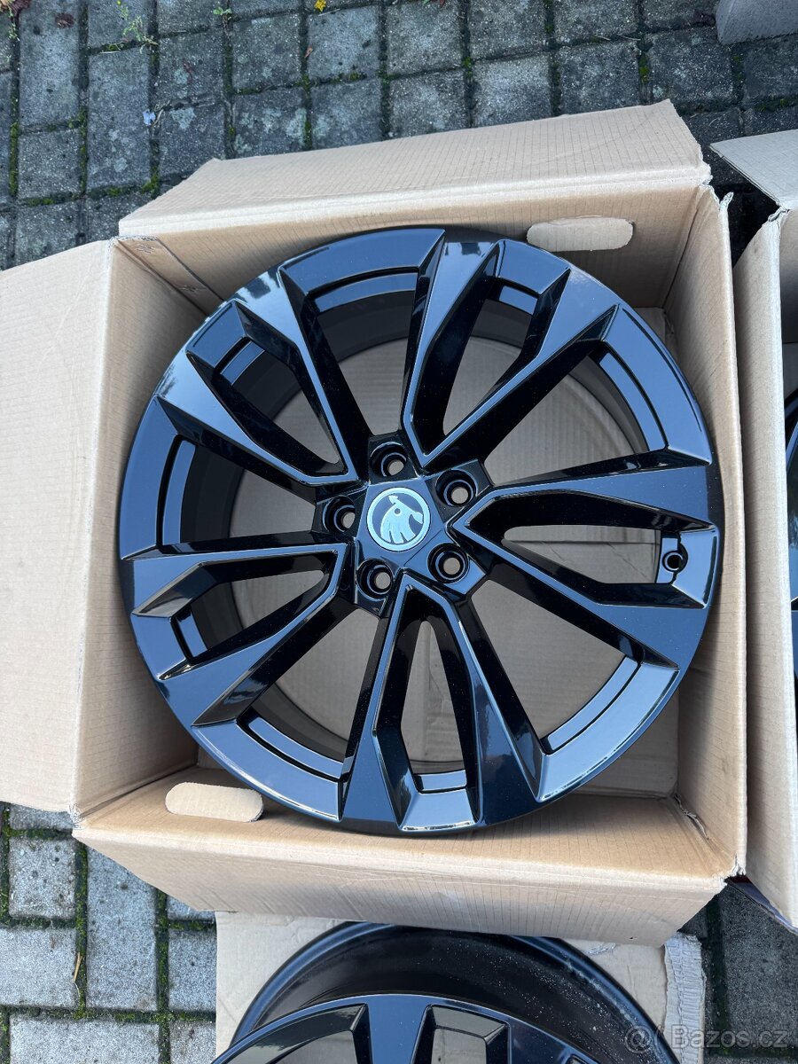 ORIGINÁL Alu Škoda PROCYON R19, 5x112 - TOP STAV - 4