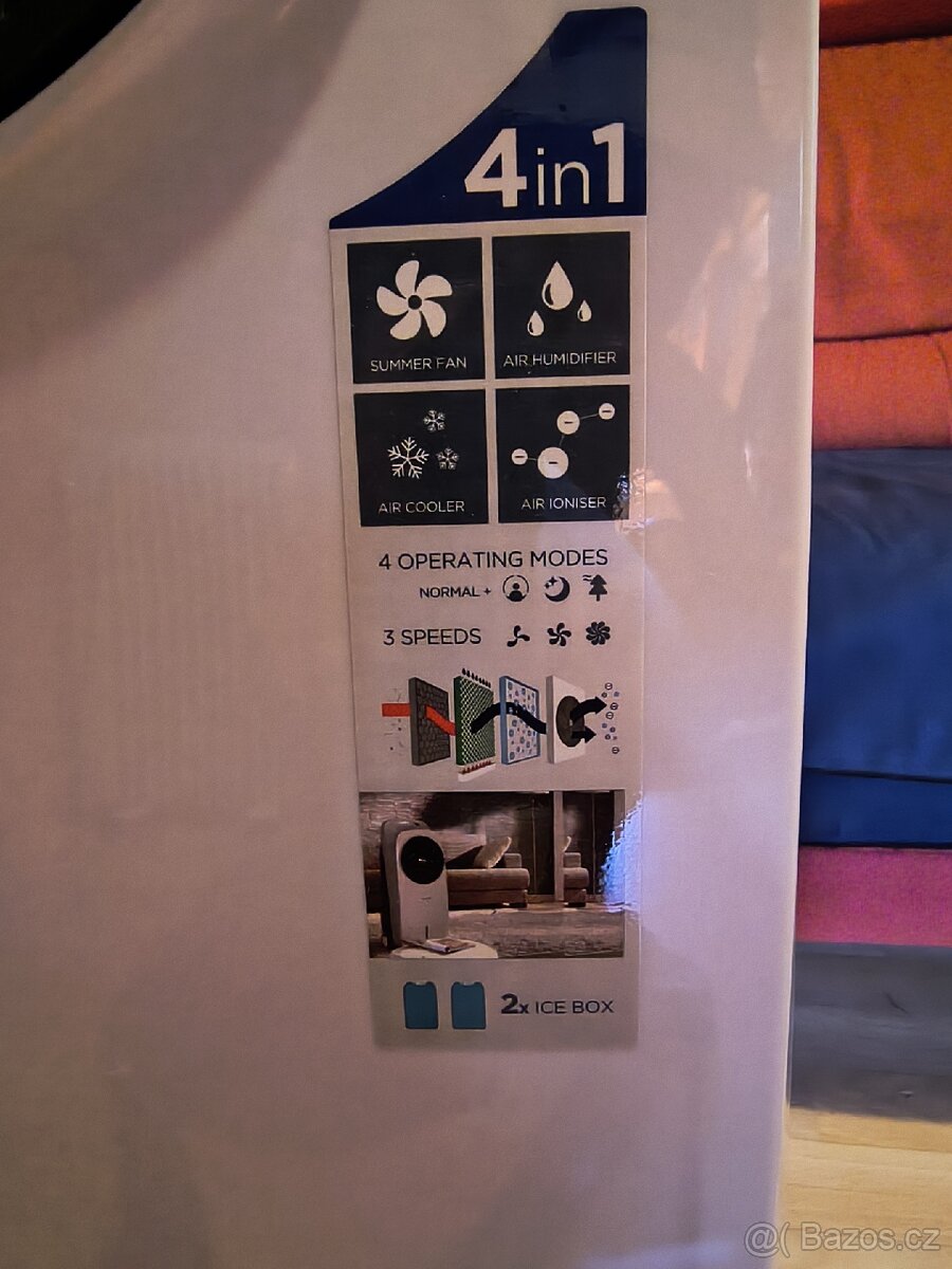 Ionizátor, zvlhčovač a chlazovač vzduchu 4 v 1 Concept - 4