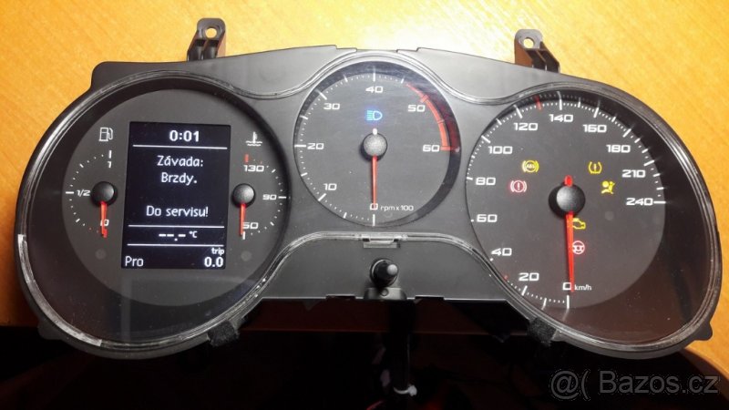 Budíky Seat Altea / Toledo, maxidot, 1P0920853D, 0km - 4