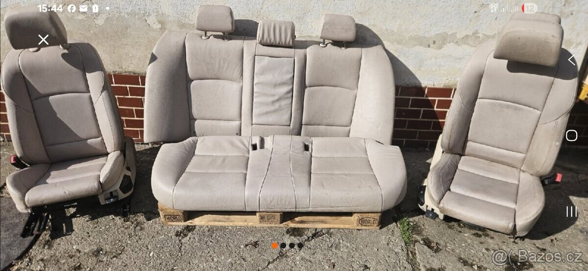 Bmw f10, sporsize sedačky, kožené - 4