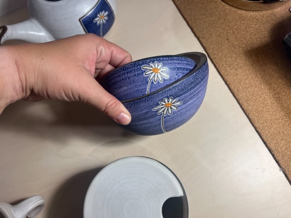 Cajovy servis Kopretina, rucni vyroba - 4