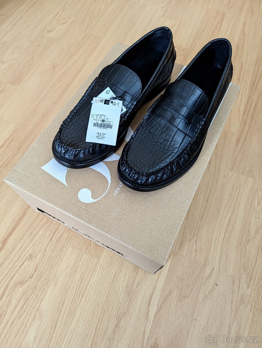 MOKASÍNY ZARA SLÉVÁ 45% NOVÉ - 4