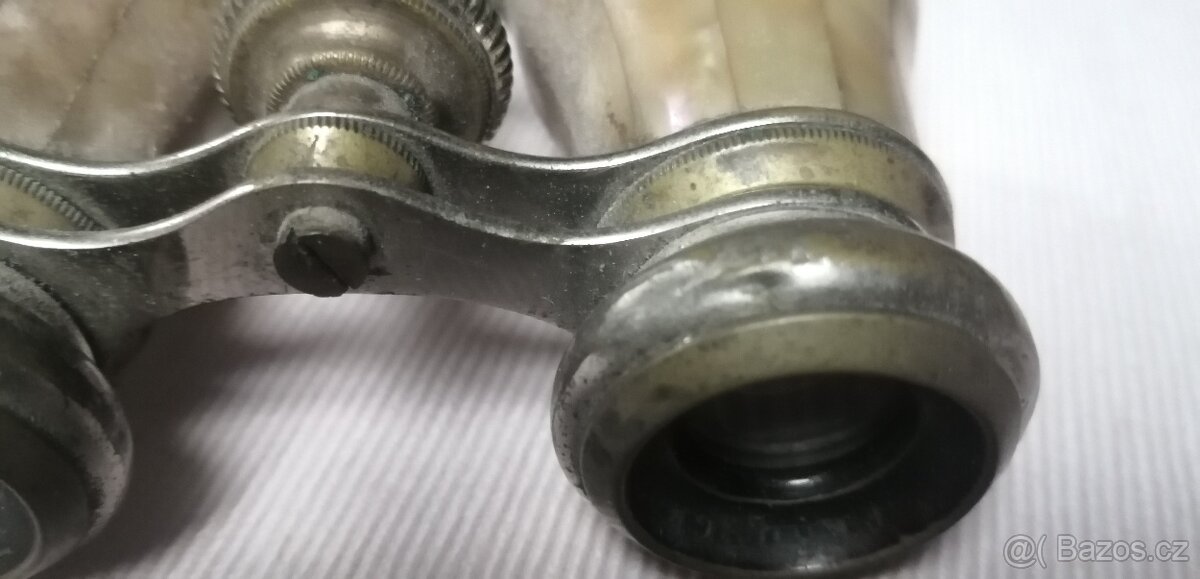 Starožitné divadelní kukátko s perletí - 4