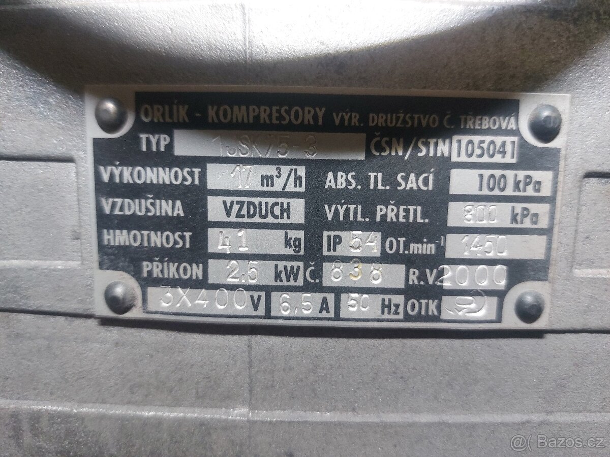 Kompresor Orlík SKS 34/300 - 4
