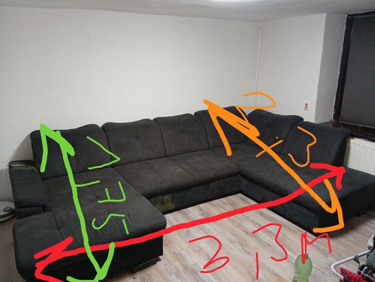 Sedací souprava gauč pohovka - 4