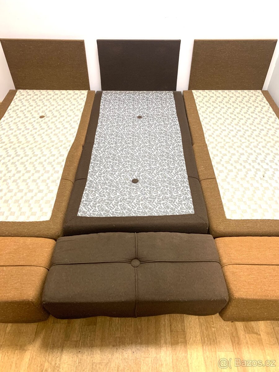 Retro křesla Pauli 70. léta rozkládací - 4