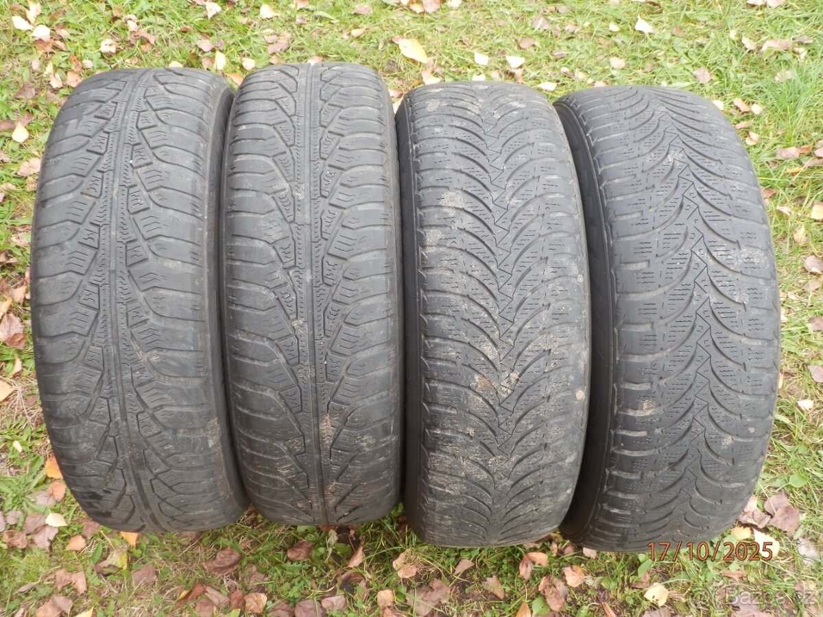 4xObutá zimní sada ŠKODA OCTAVIA 2 15tky. ET 47 195/65 R15 - 4