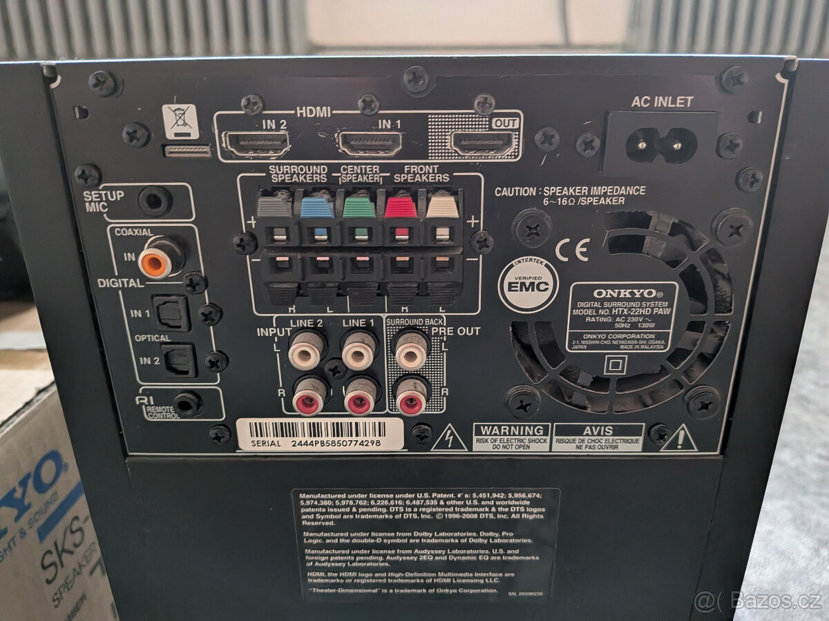 Onkyo 5.1 HTX-22HD + SKS-11 - 4