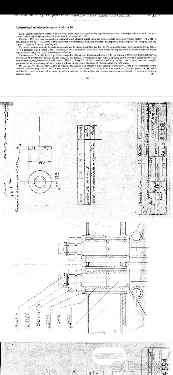 cepy zadni kyvne napravy aero 30 drzaky lozisek - 4