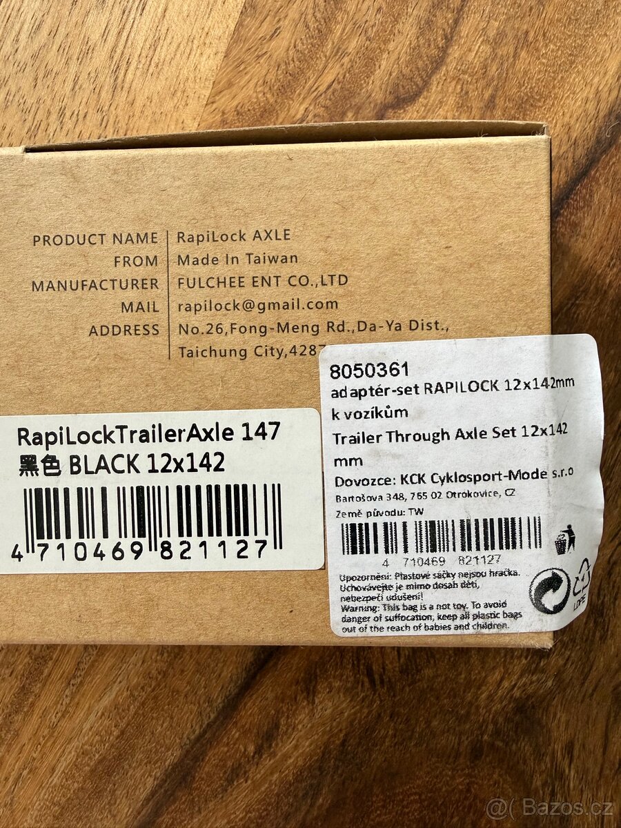 RapiLock středová osa pro Chariot Thule - 4