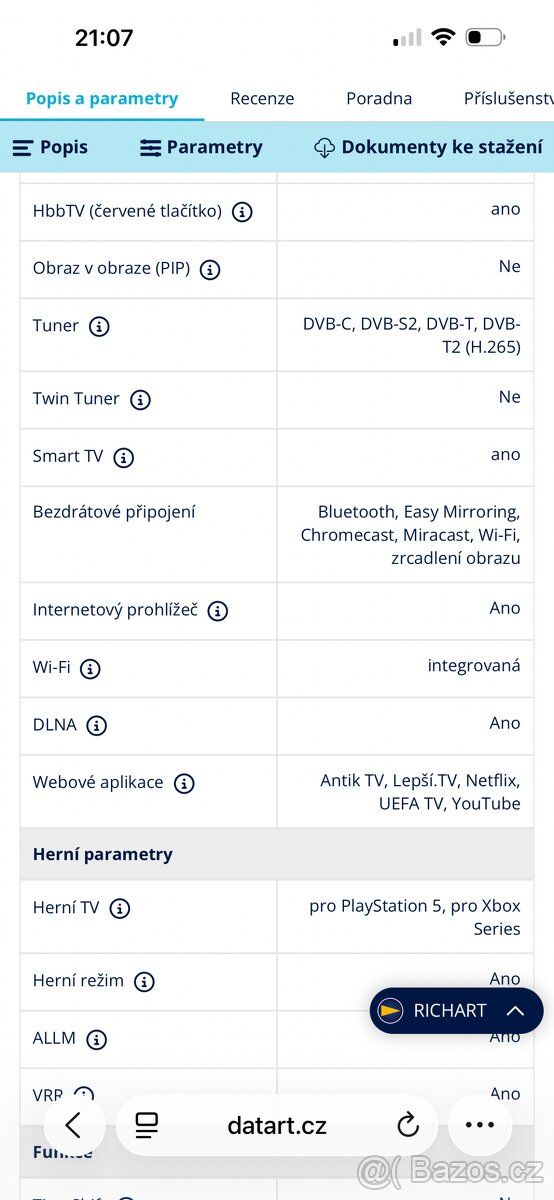 Televize Hisense 65A66G - 4