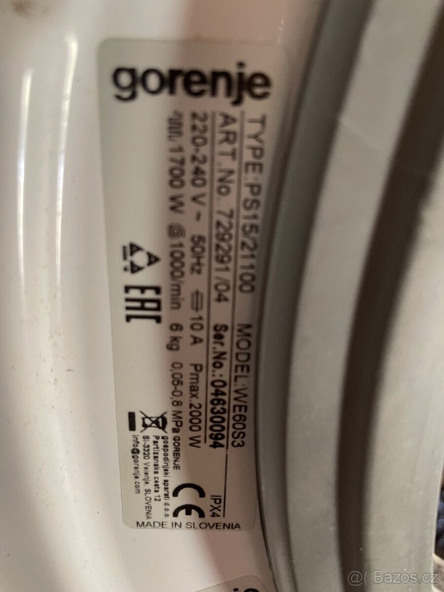 Pračka Gorenje - 4