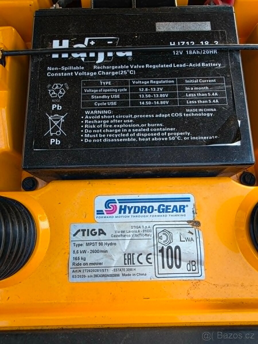 Stiga mps 98 hydro - 4