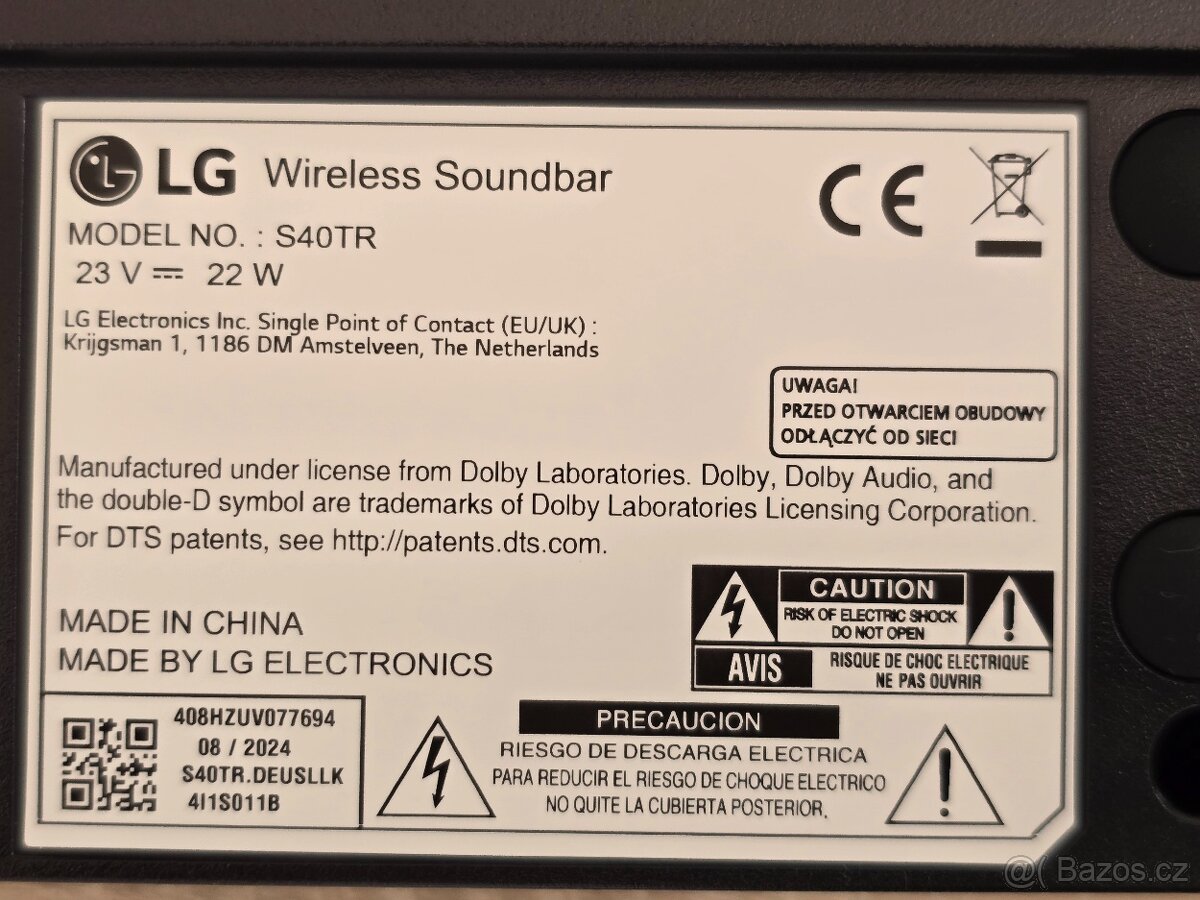 LG SoundBar S40TR 4.1 - 4