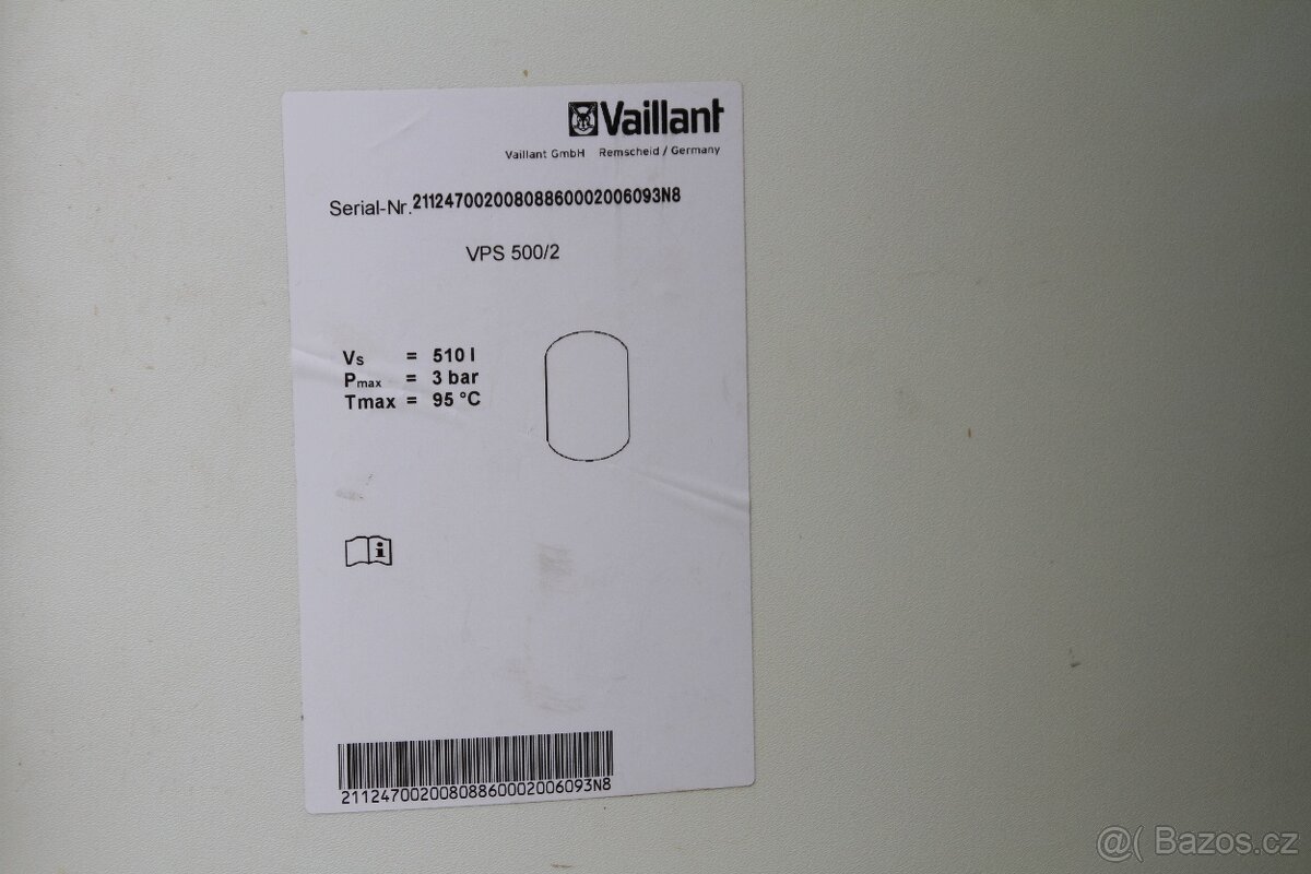 Prodám akumulační nádrž Vaillant s přímím ohřevem teplé vody - 4