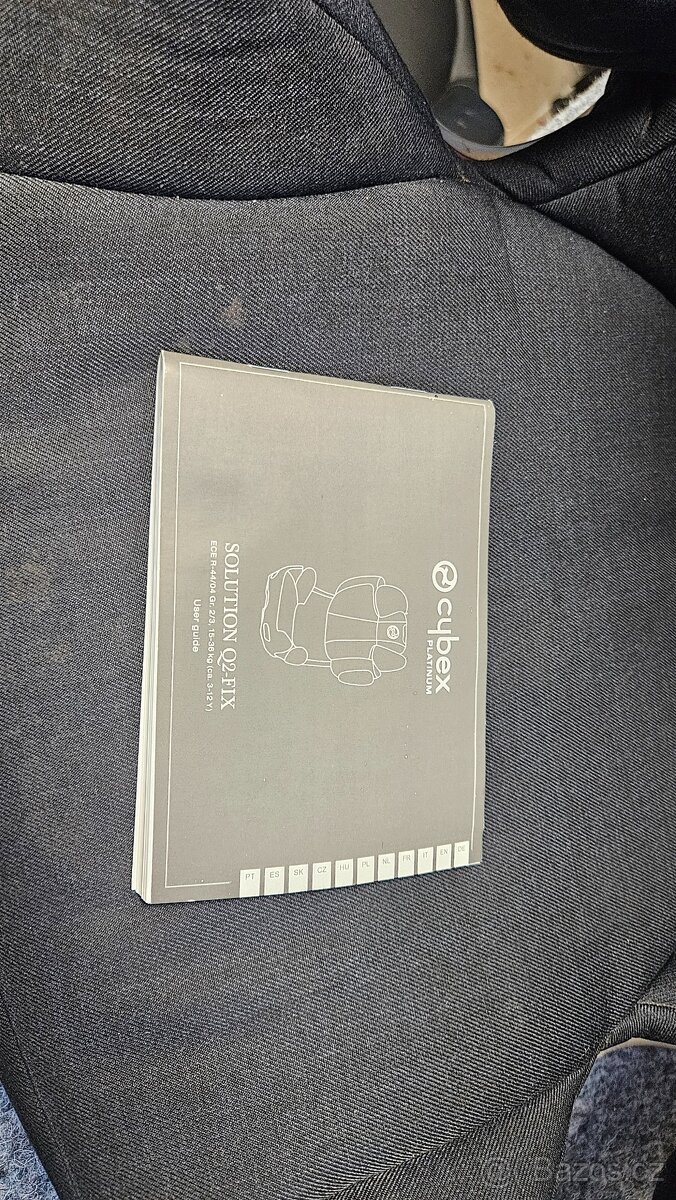 Cybex Solution Q2-fix 15-36 kg včetně chrániče sedadla - 4