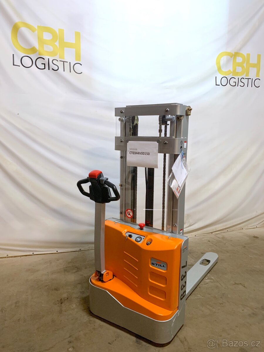 Elektrický vysokozdvižný ručně vedený vozík - Still ECV10 - 4