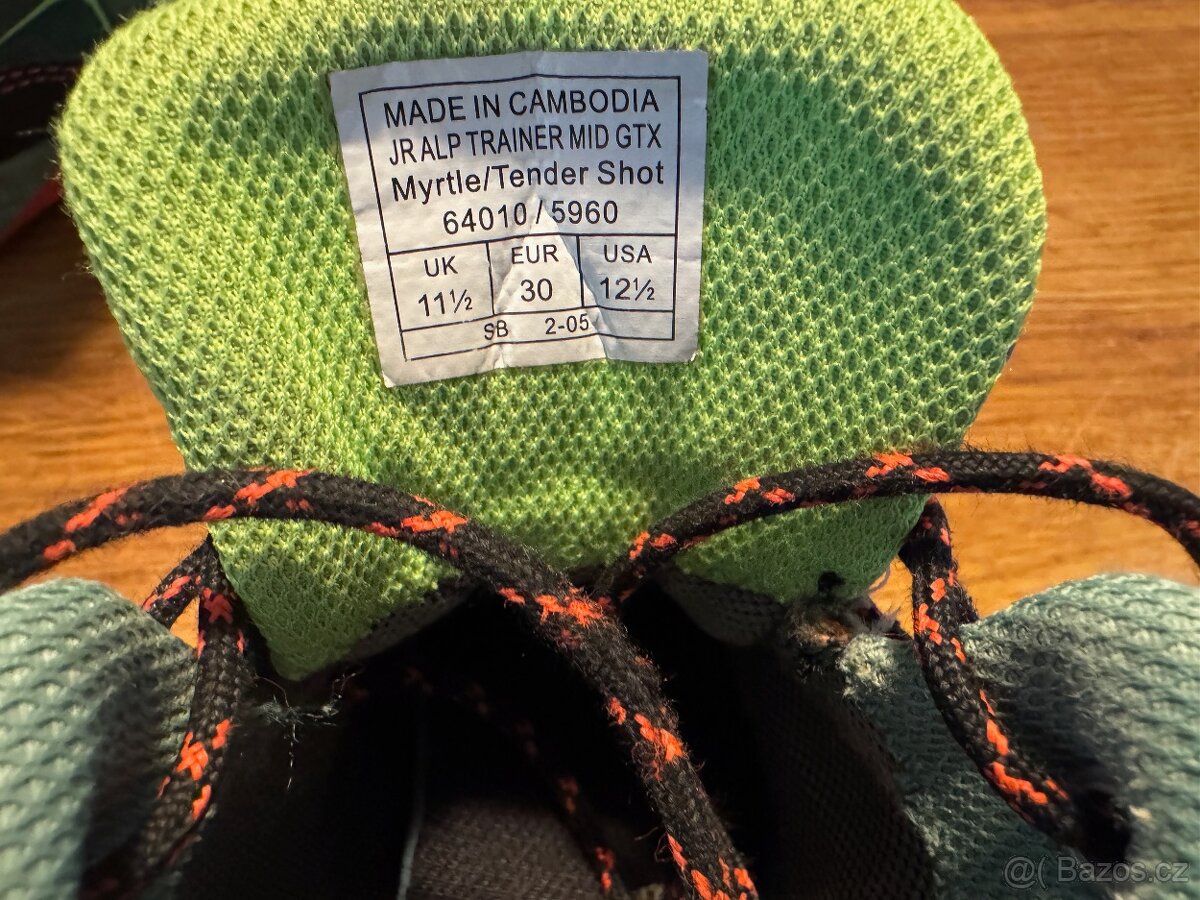 Dětské trekové boty SALEWA Jr Alp Trainer Mid GTX, vl. 30 - 4