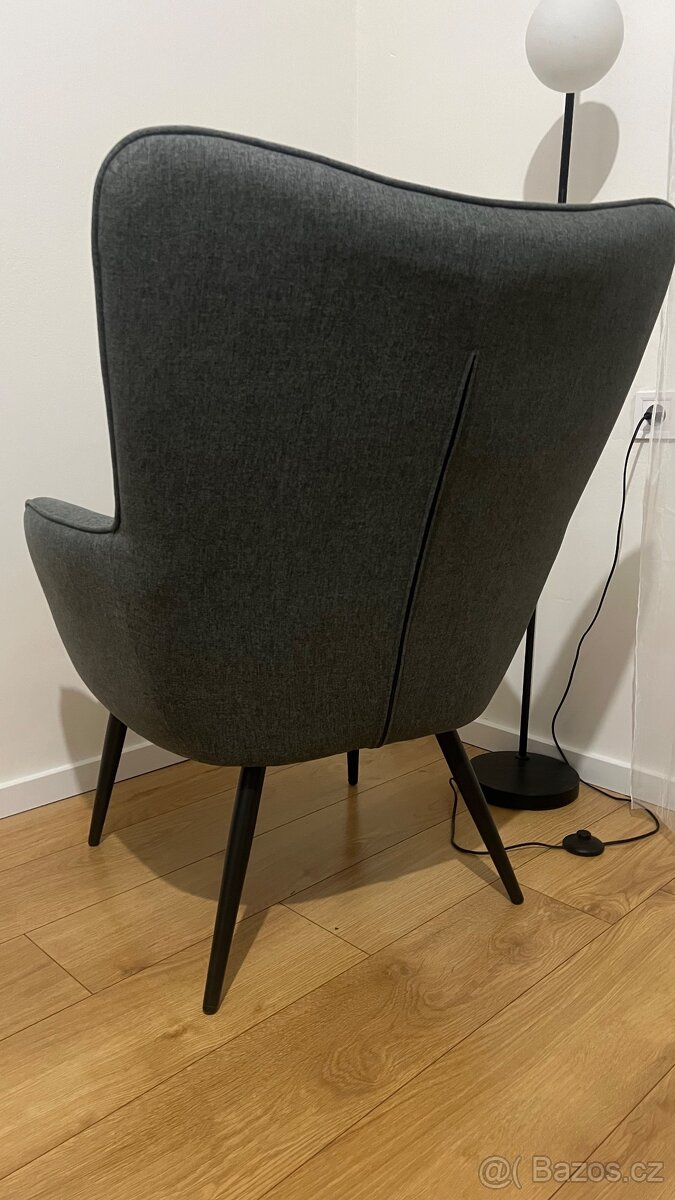 Křeslo s taburetkou - 4