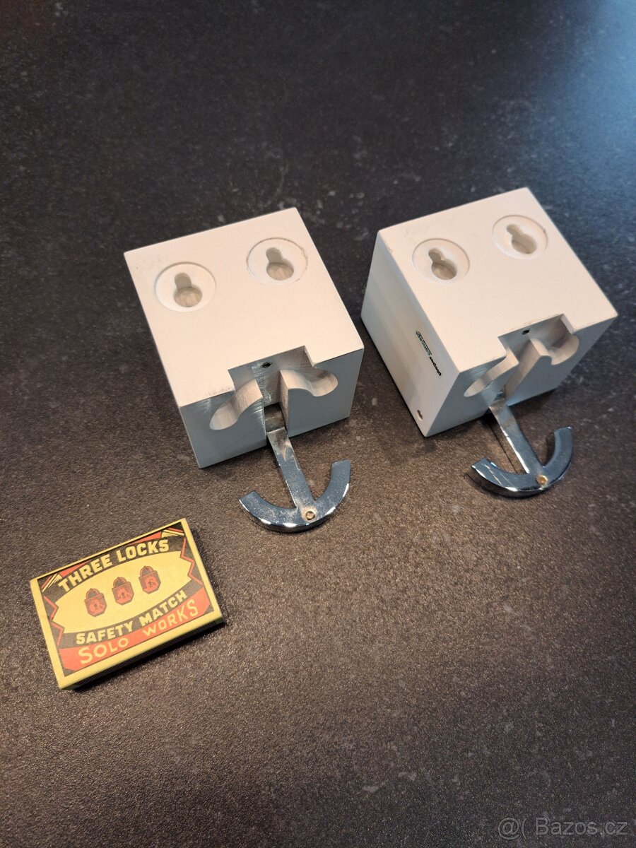 Designové koupelnové háčky ANCORA, 2 ks - levně - 4