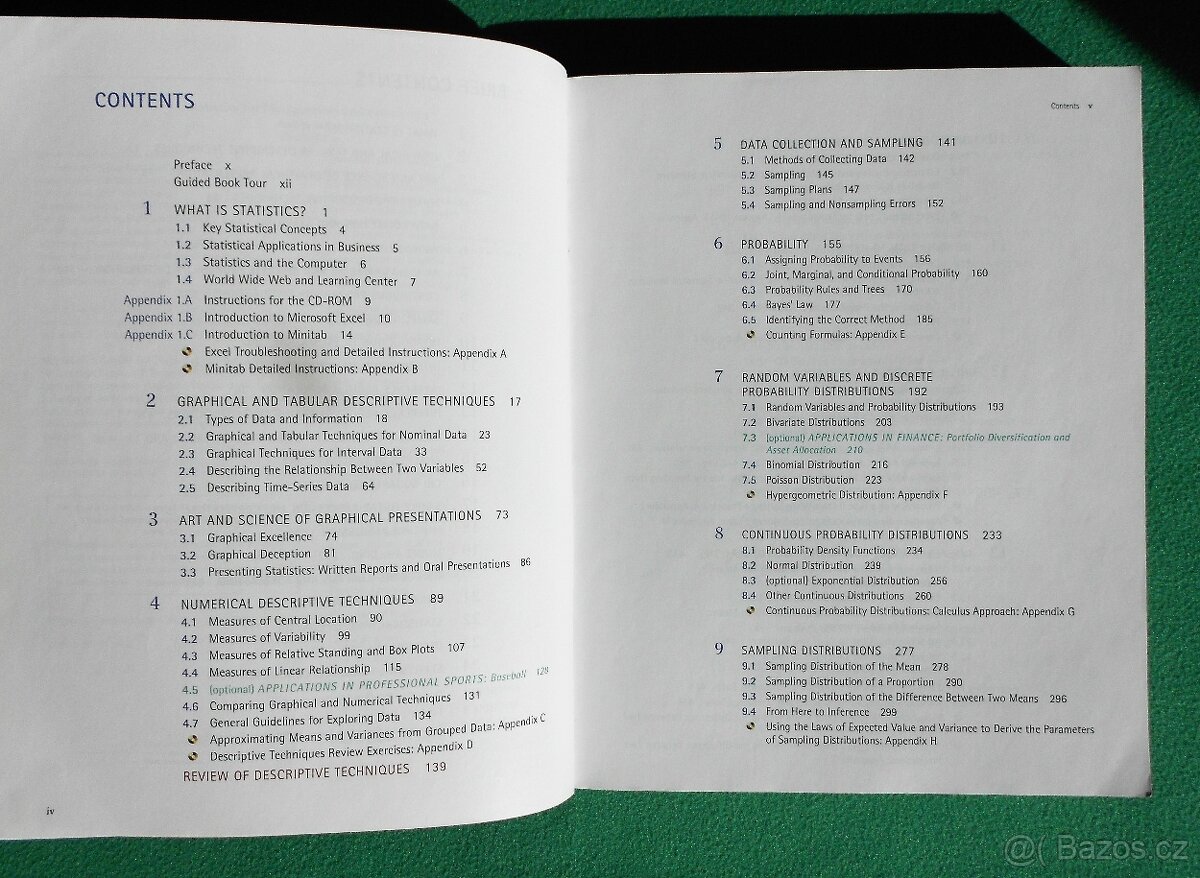 STATISTICS for Management and Economics s CD - 4