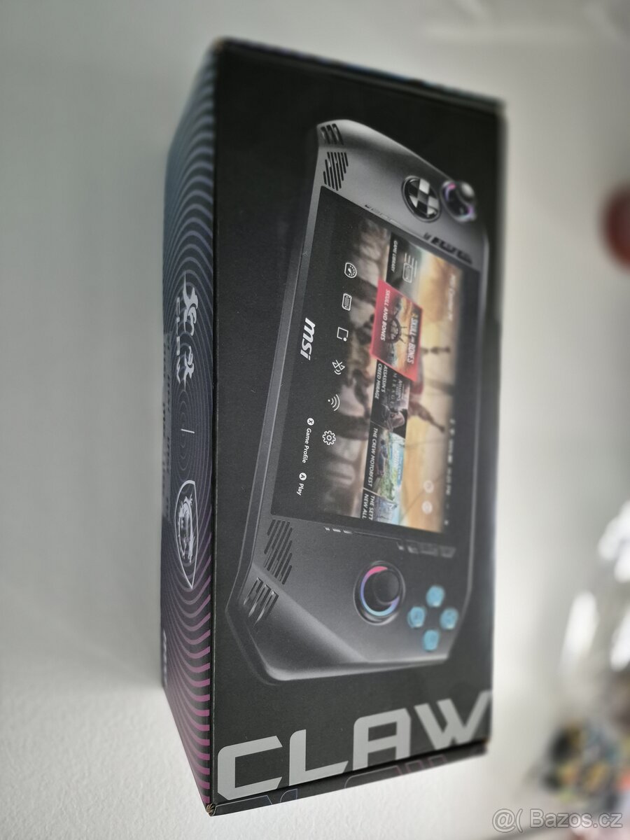 Prodám MSI Claw A1M-054CZ Intel Core Ultra 7/16GB RAM /1TB - 4