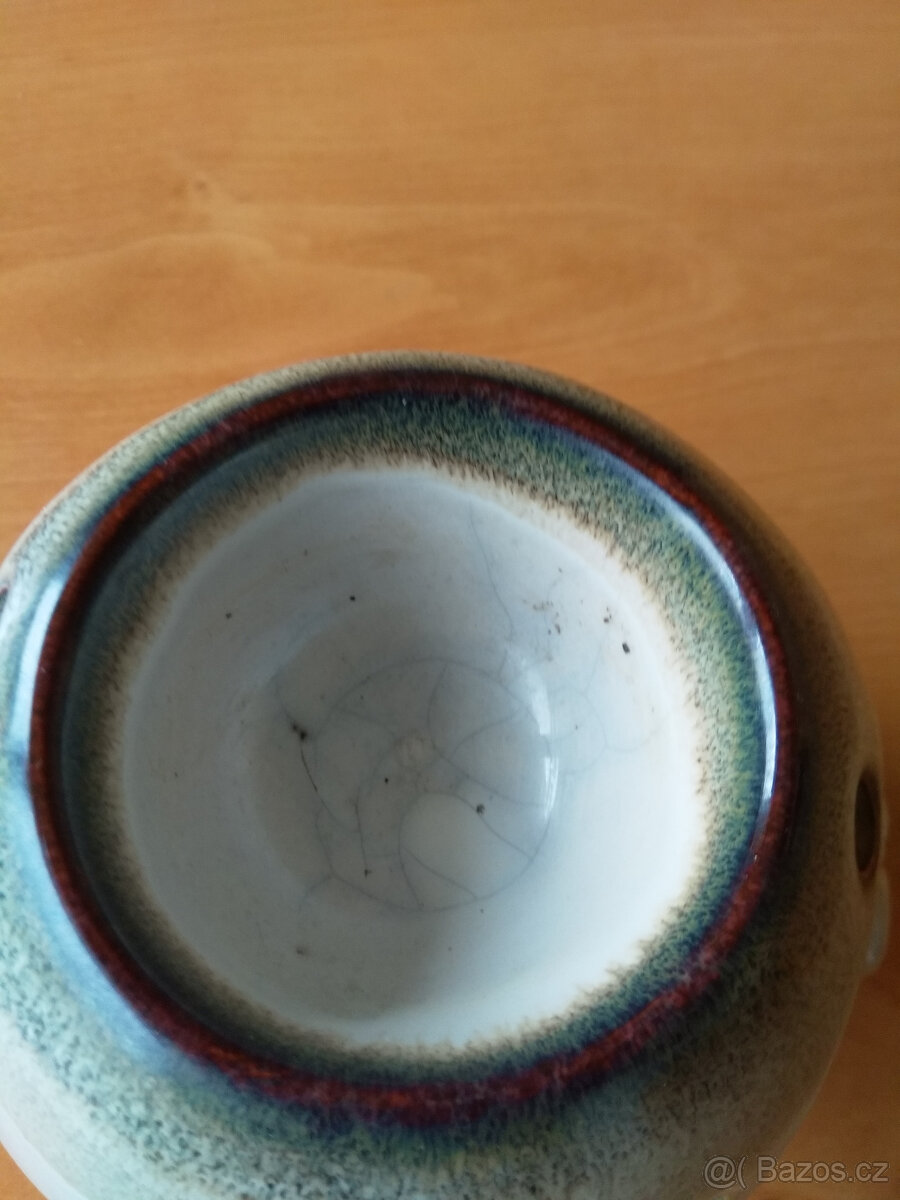 Svícen aroma lampa keramika jako nový - 4