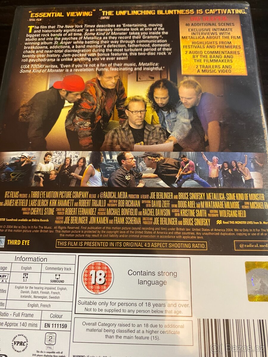 2 DVD SET: METALLICA: SOME KIND OF MONSTER, USA 2004, DVD BO - 4