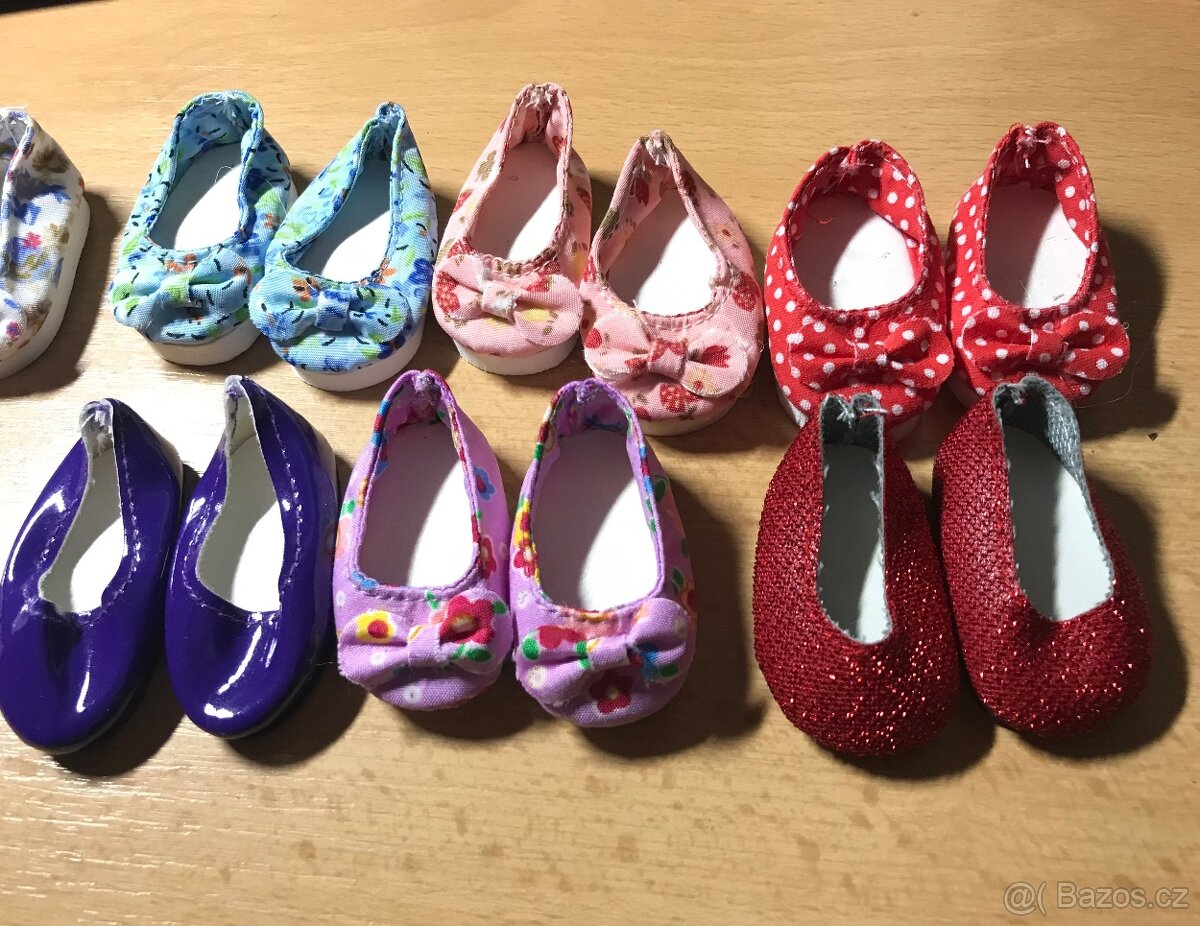 Botičky - boty - balerinky pro panenky Paola Reina - 4
