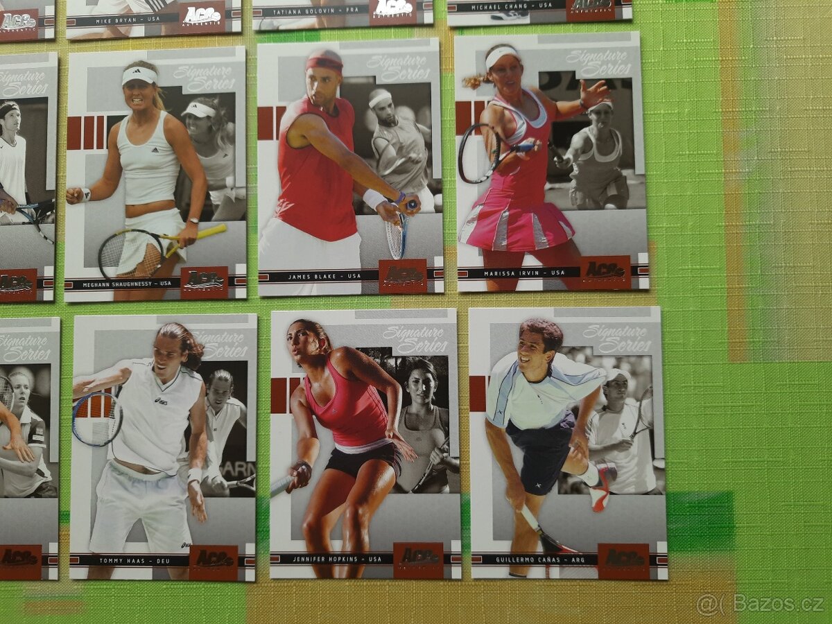 karty TENIS 2005 ACE kompletní sbírka 100 kusů TOPSTAV - 4