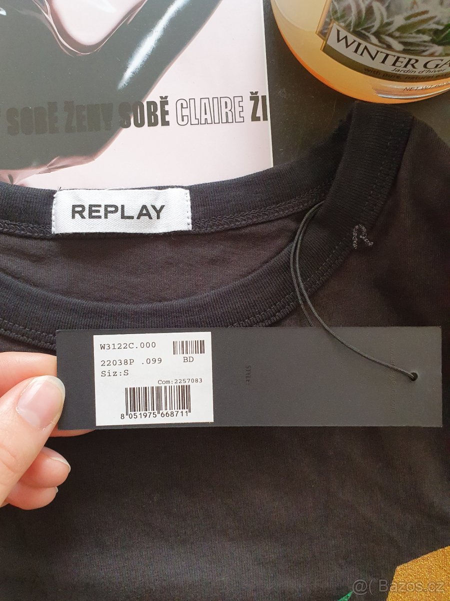 Dámské triko Replay vel S - 4