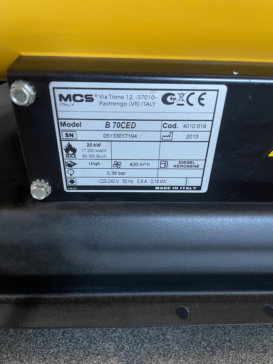 Naftové topení - Master B70CED - 4