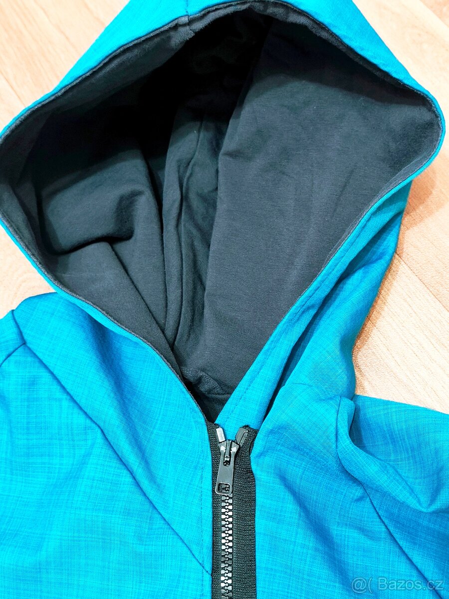 Dívčí softshellový kabát Drexiss Petrol antracit 152-158 - 4