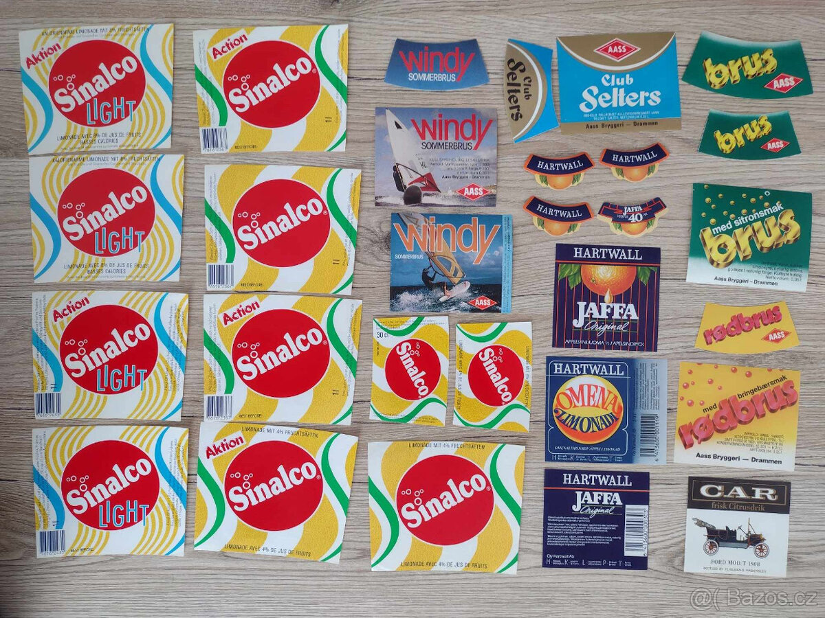 Predám staré etikety - alko, nealko - 4
