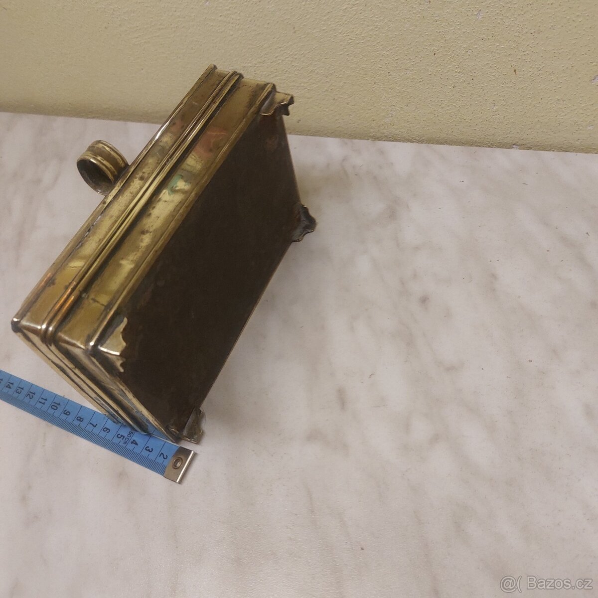 Stará mosazná krabička. - 4