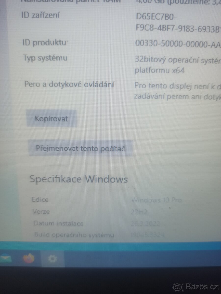 Prodám použitý notebook DELL Windows 10 - 4