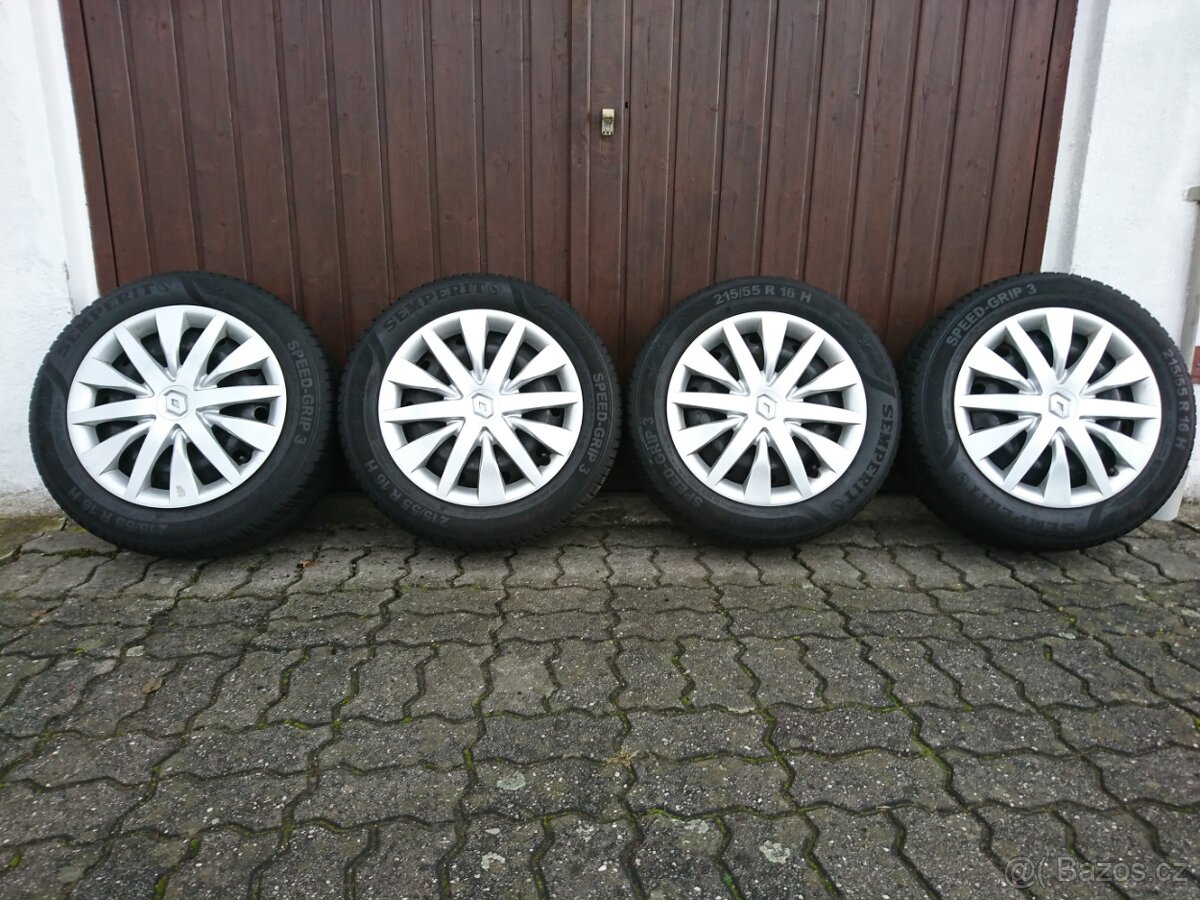 Renault Megane 3,4 ,Laguna 3 16" 215/55/16 zimní Kola - 4