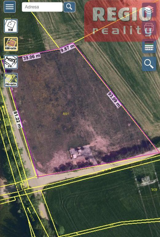 Pronájem zemědělské půdy, cca 5.400 m2, obec Nošovice - 4