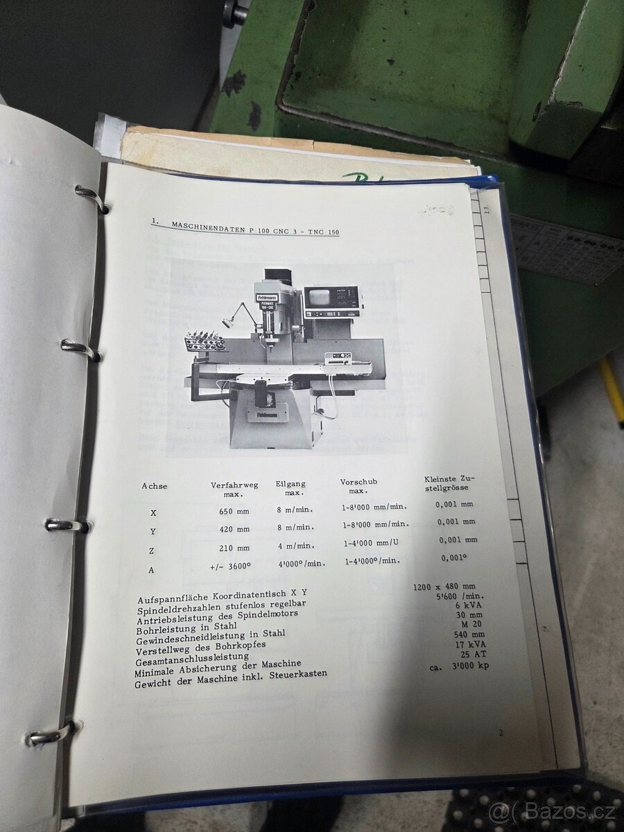CNC frézka Fehlmann Picomax 100 - 4