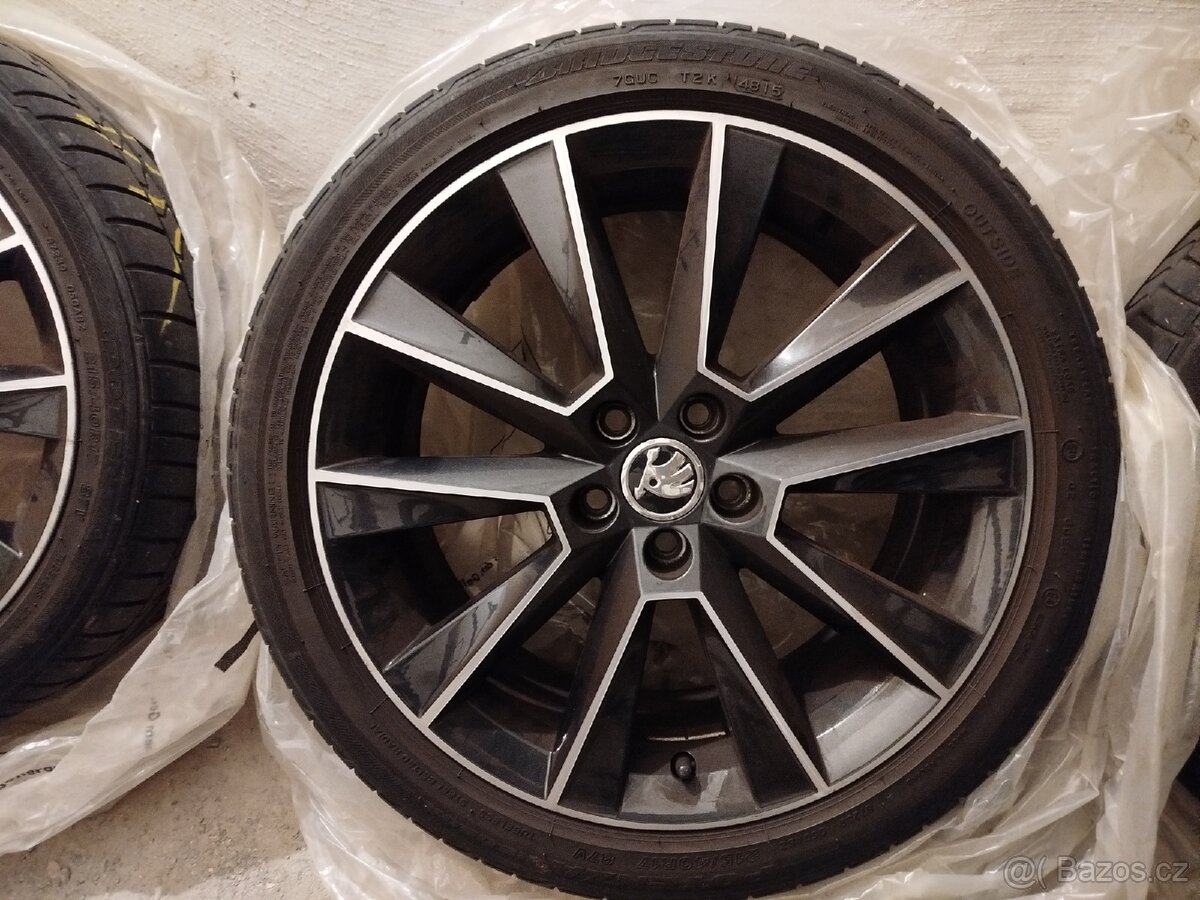 ALU kola Škoda Fabia 3/Rapid, 215/40 R17 - 4