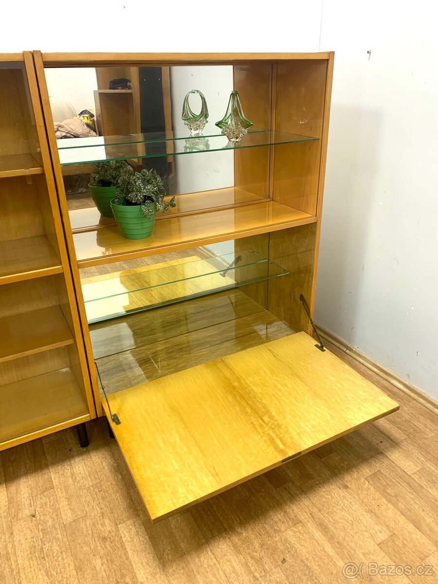 Retro knihovna s barem 60. léta E. Homa - 4