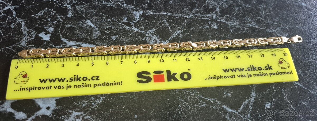 Zlaty naramek 14kr - 4