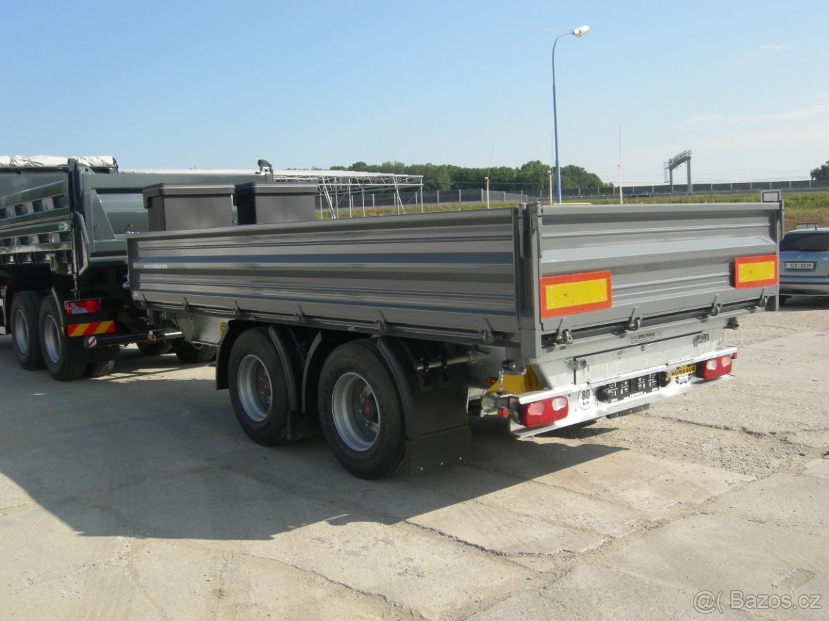 Sklápěcí přívěs HUMBAUR s nájezdy - 4