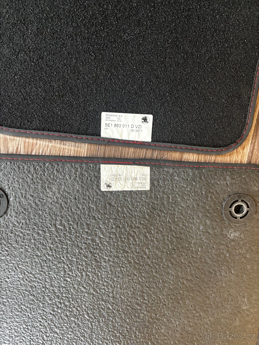 Textilní autokoberce Škoda Octavia III RS originál - 4